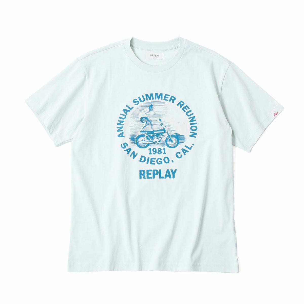 Replay｜アニュアル サマー リユニオン Tシャツ｜ライトミント