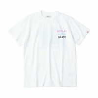 Replay｜アロハ ステート Tシャツ｜ナチュラルホワイト