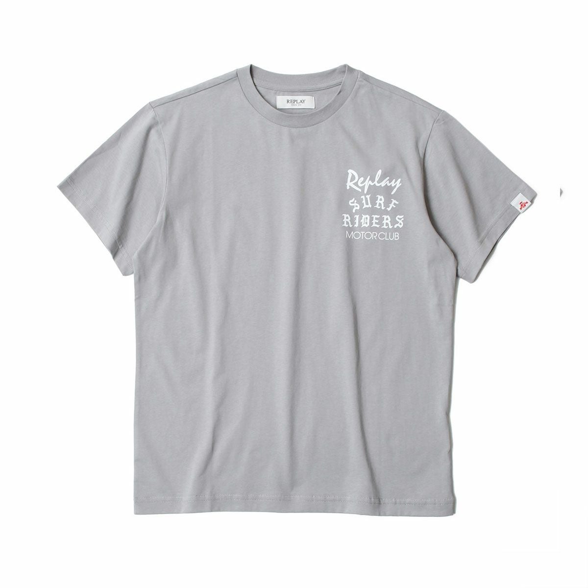 Replay｜サーフ ライダース Tシャツ｜ディムグレー
