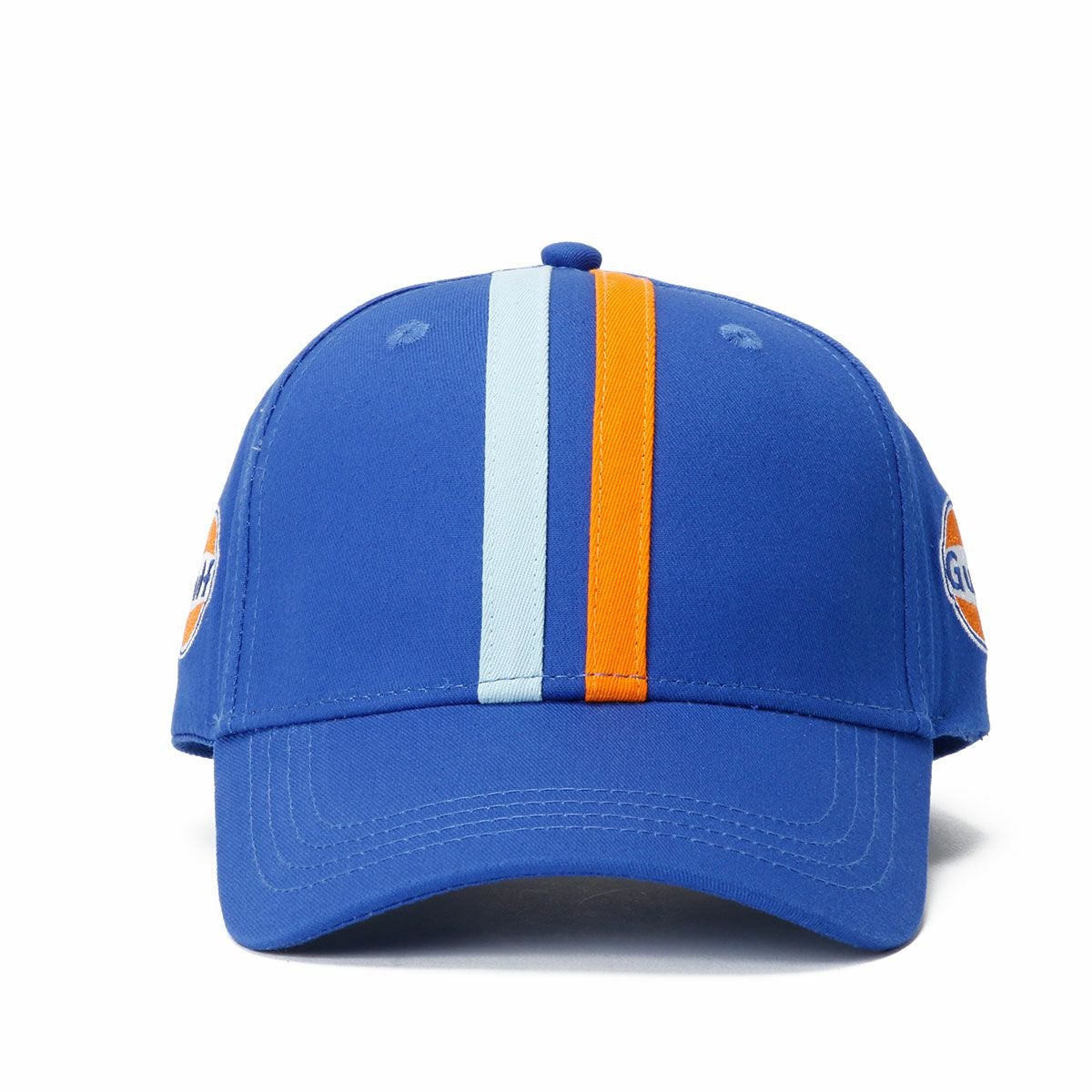 GULF｜ガルフ ストライプ キャップ (サイドステッチ)｜帽子｜ブルー