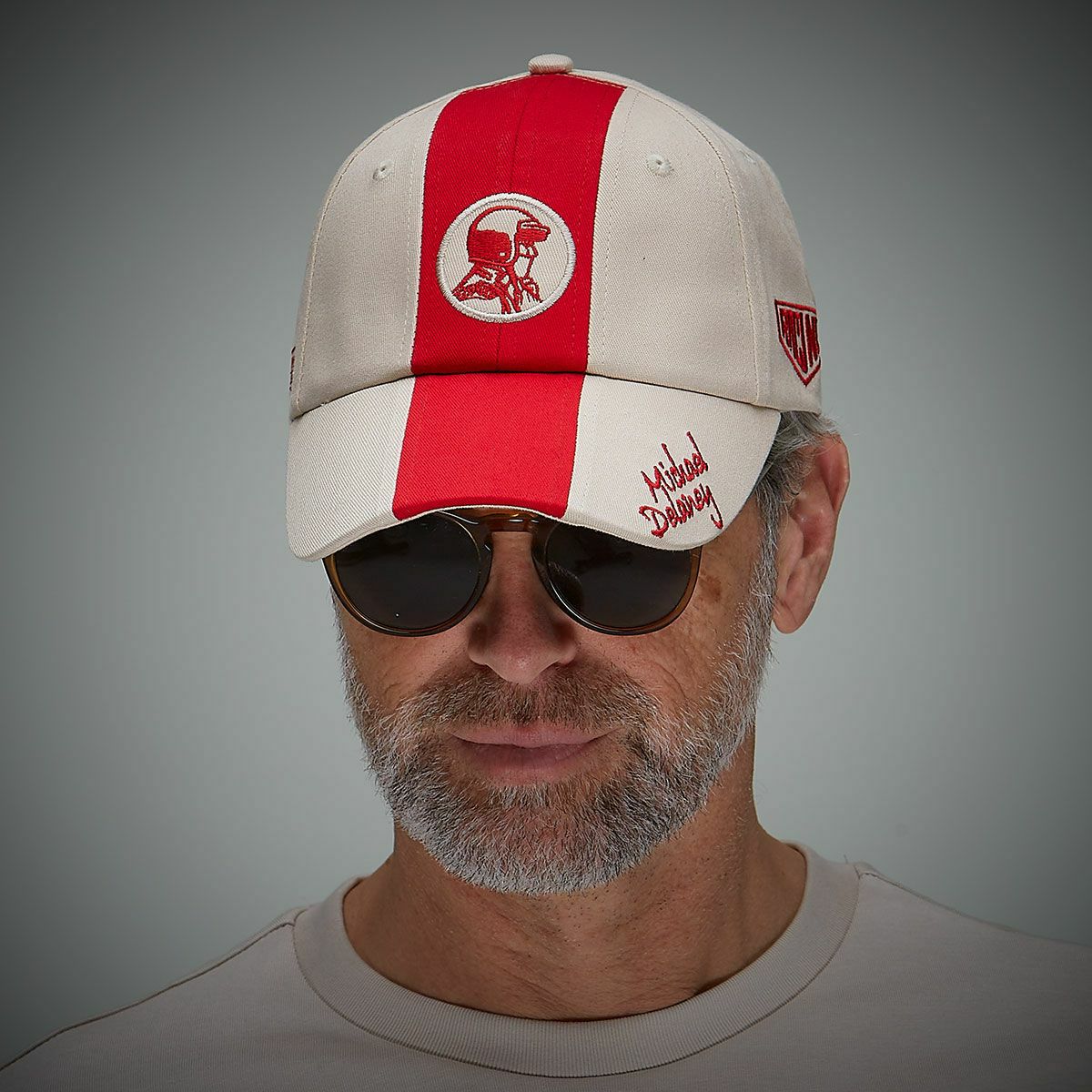 GULF｜ガルフ MD ピロータ キャップ｜帽子｜サンド｜モデル着用