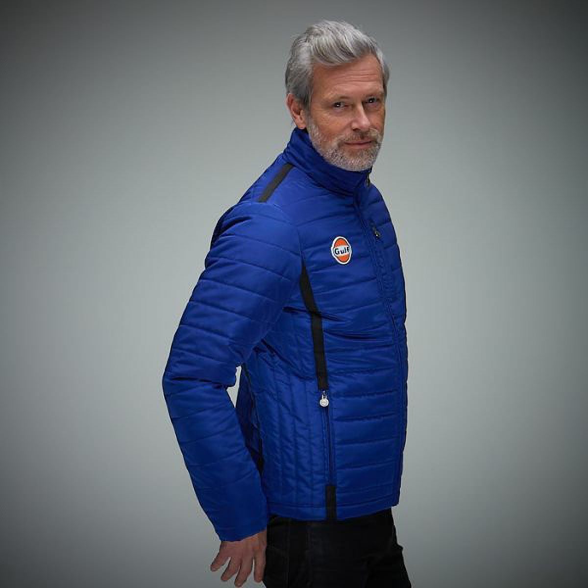 GULF｜ガルフ パフォーマンス ジャケット｜アウター｜ブルー｜モデル着用