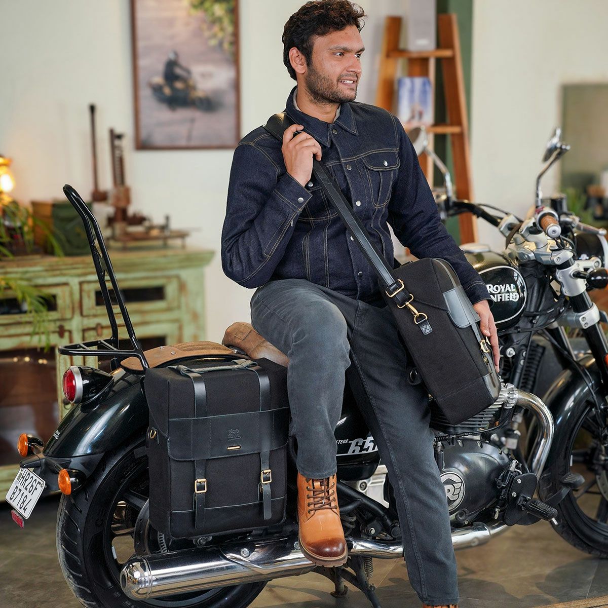 Trip Machine｜ベンチュラ サドルバッグ｜サイドバッグ｜ブラック｜使用イメージ