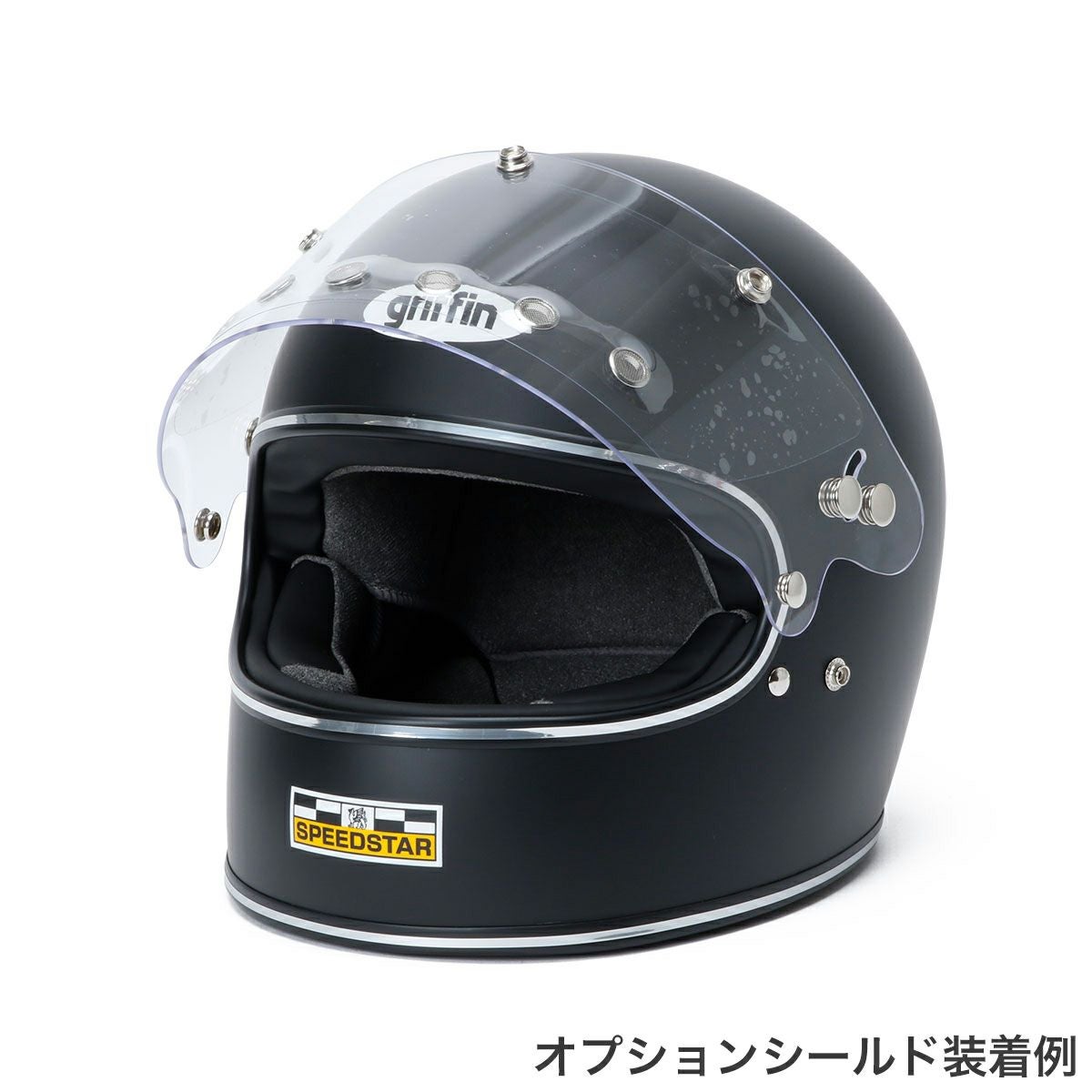 griffin｜スピードスター マットブラック｜フルフェイス