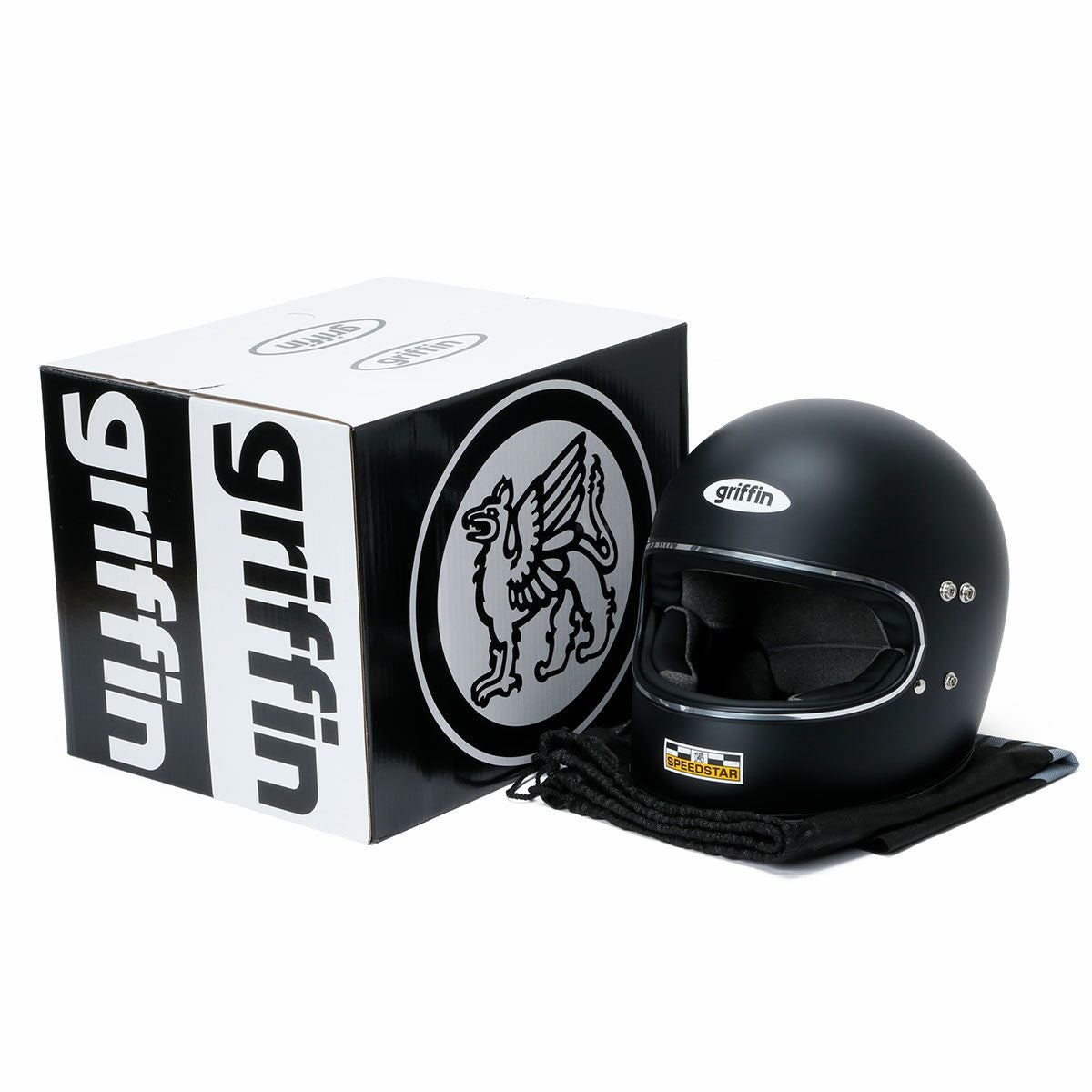 griffin｜スピードスター マットブラック｜フルフェイス