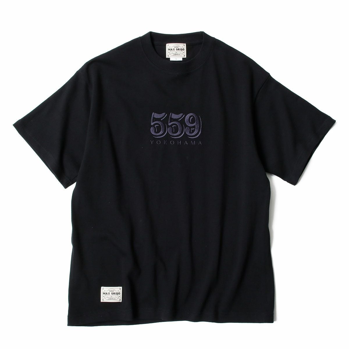 MAX ORIDO｜MAX ORIDO 559 エンブロイダリー Tシャツ｜ブラック