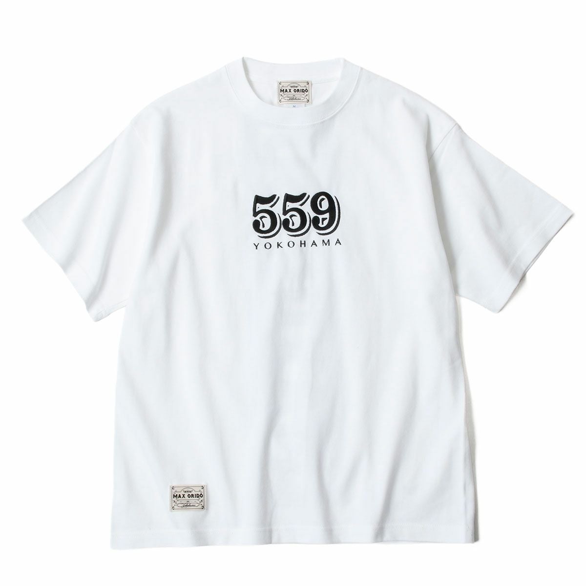 MAX ORIDO｜MAX ORIDO 559 エンブロイダリー Tシャツ｜ホワイト