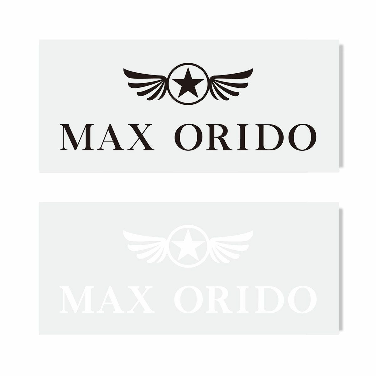 MAX ORIDO｜MAX ORIDO 切文字ロゴ ステッカー｜ステッカー