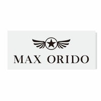 MAX ORIDO｜MAX ORIDO 切文字ロゴ ステッカー｜ステッカー｜ブラック