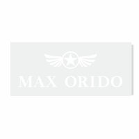 MAX ORIDO｜MAX ORIDO 切文字ロゴ ステッカー｜ステッカー｜ホワイト