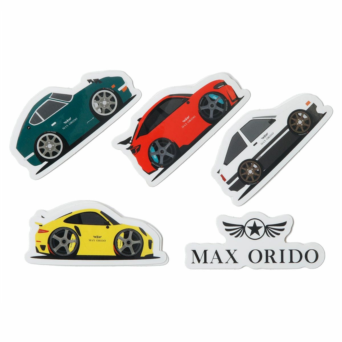 MAX ORIDO ステッカー パック (Type 3) | モトーリモーダ公式