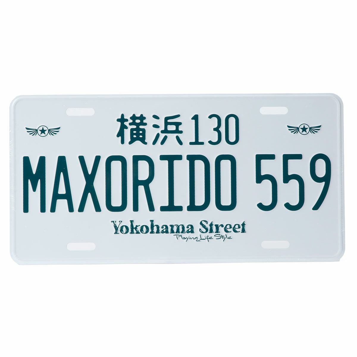 MAX ORIDO｜MAX ORIDO アルミ ナンバー プレート｜その他雑貨｜ホワイト