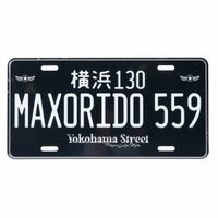 MAX ORIDO｜MAX ORIDO アルミ ナンバー プレート｜その他雑貨｜ブラック×ホワイト