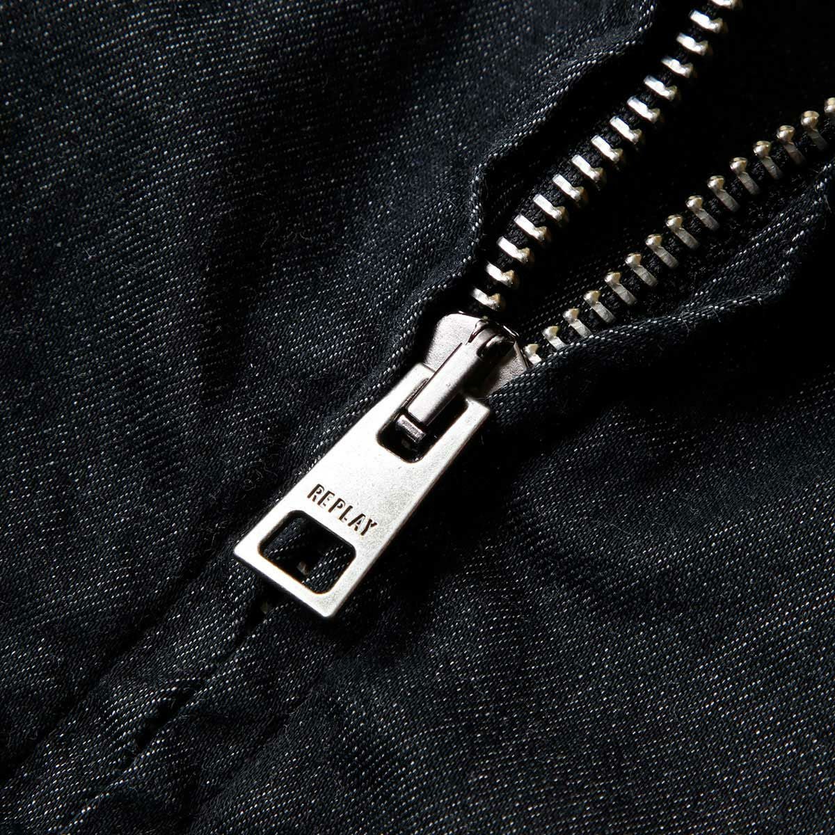 Replay｜リラックスフィット デニム ジャンプスーツ｜オーバーオール｜ブラック