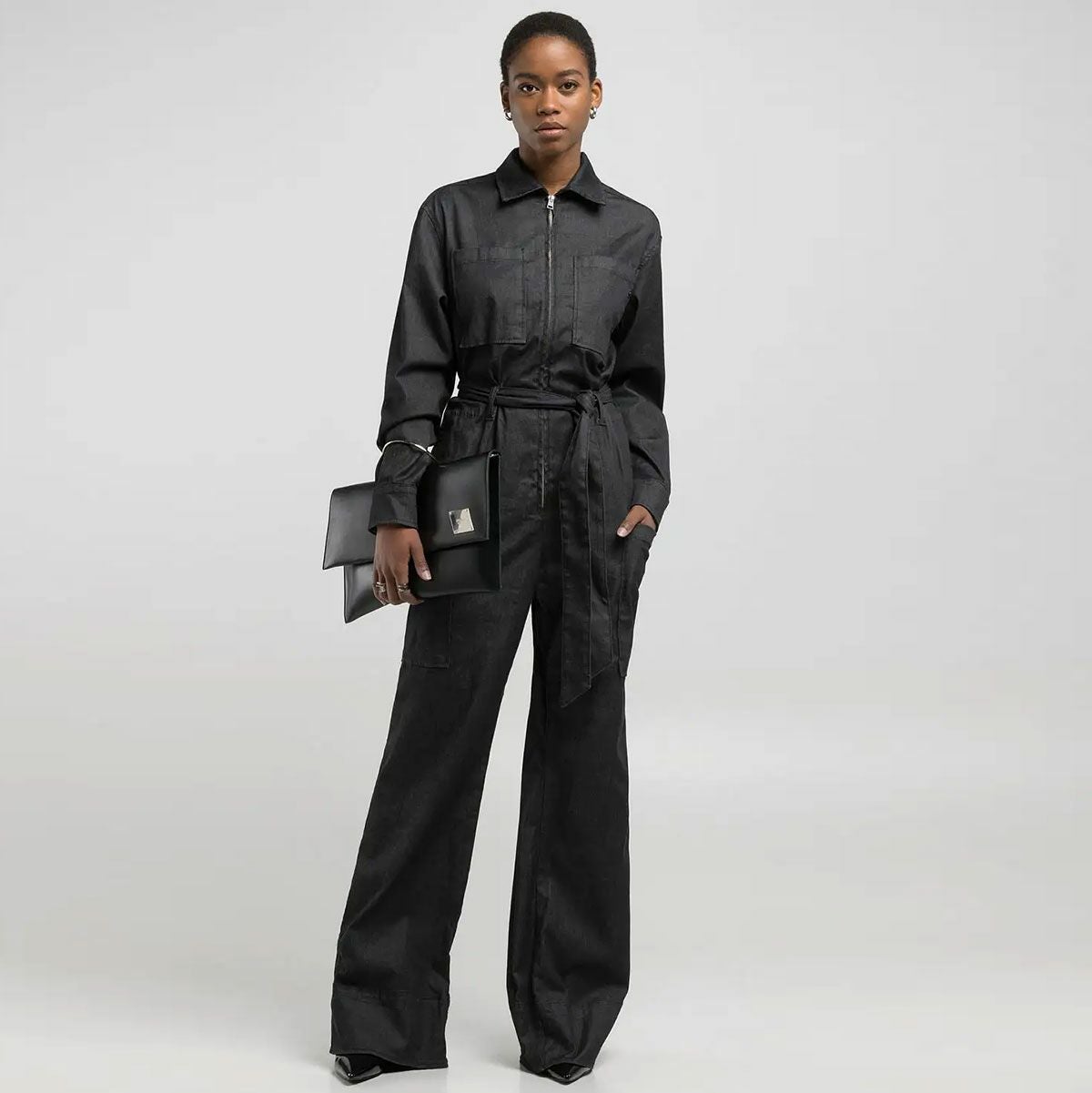 リラックスフィット デニム ジャンプスーツ | モトーリモーダ公式