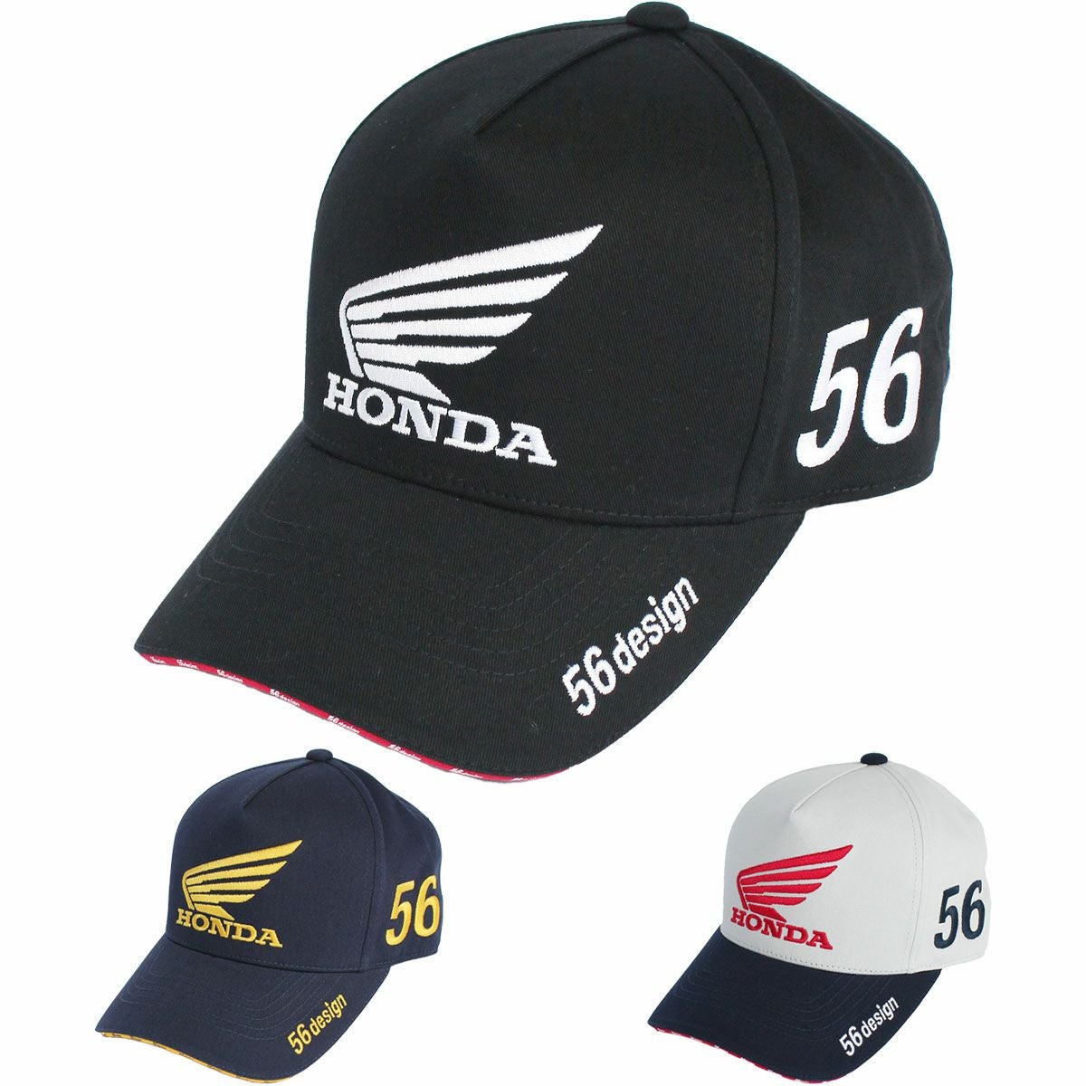 ONE 7 SIX キャップ ホンダ × フィフティーシックスデザイン ウィング キャップ