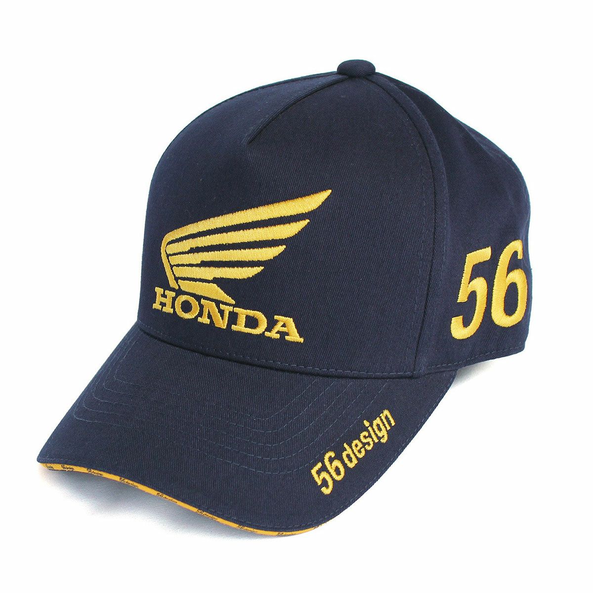 56design｜ホンダ × フィフティーシックスデザイン ウィング キャップ｜帽子｜ネイビー