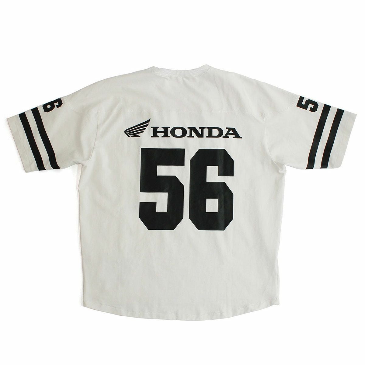 56design｜ホンダ × フィフティーシックスデザイン クラシック ユニフォーム Tシャツ｜ホワイト
