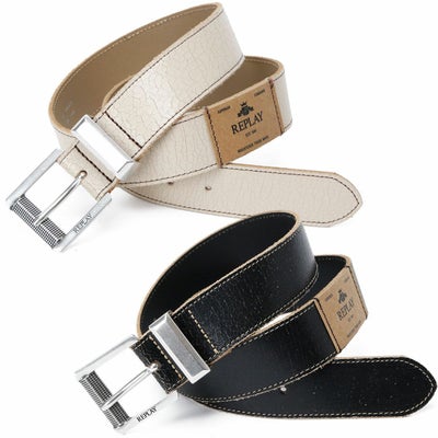 Replay｜クラックエフェクト レザーベルト｜