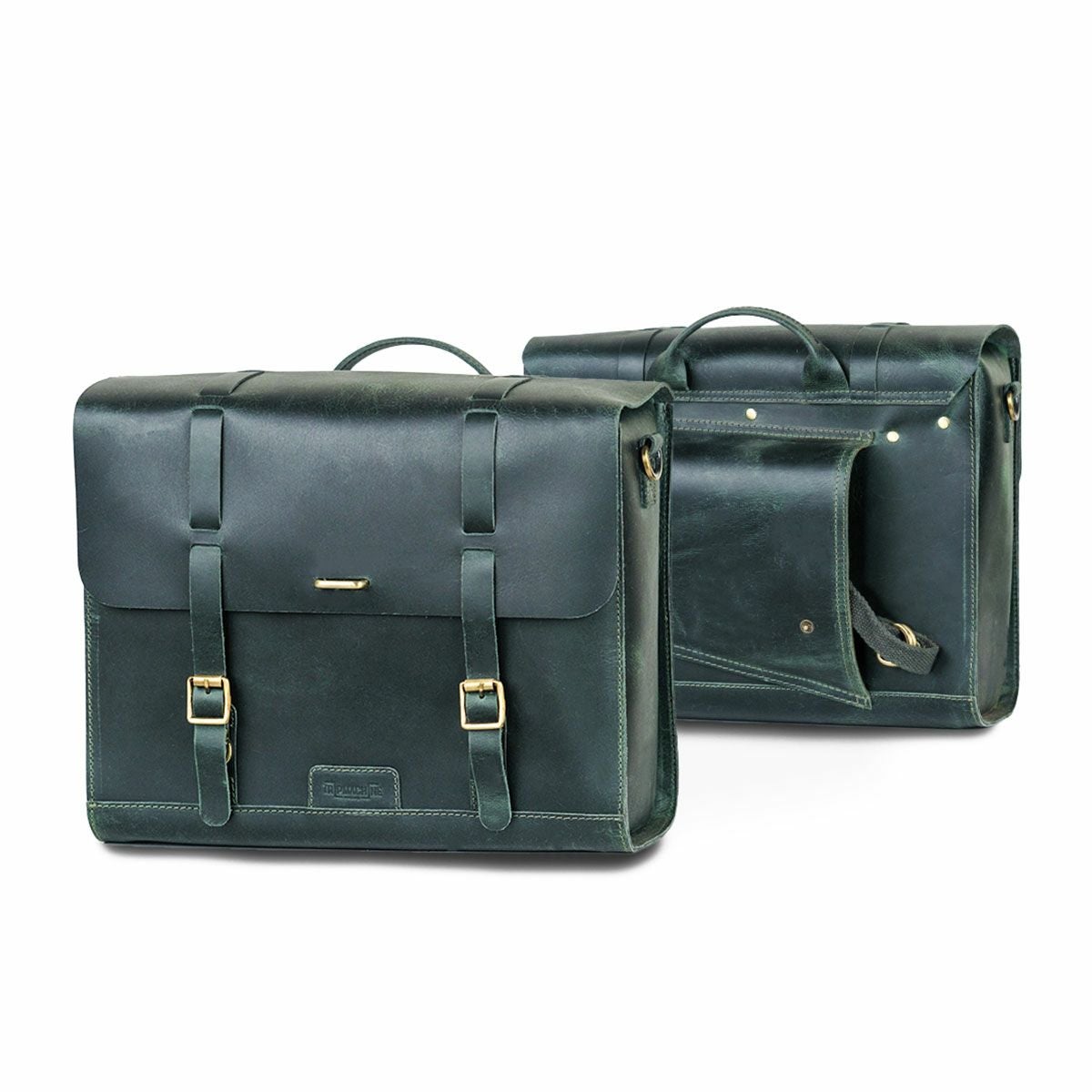 Trip Machine｜レガシー サドルバッグ（左右ペア）｜サイドバッグ｜フォレストグリーン