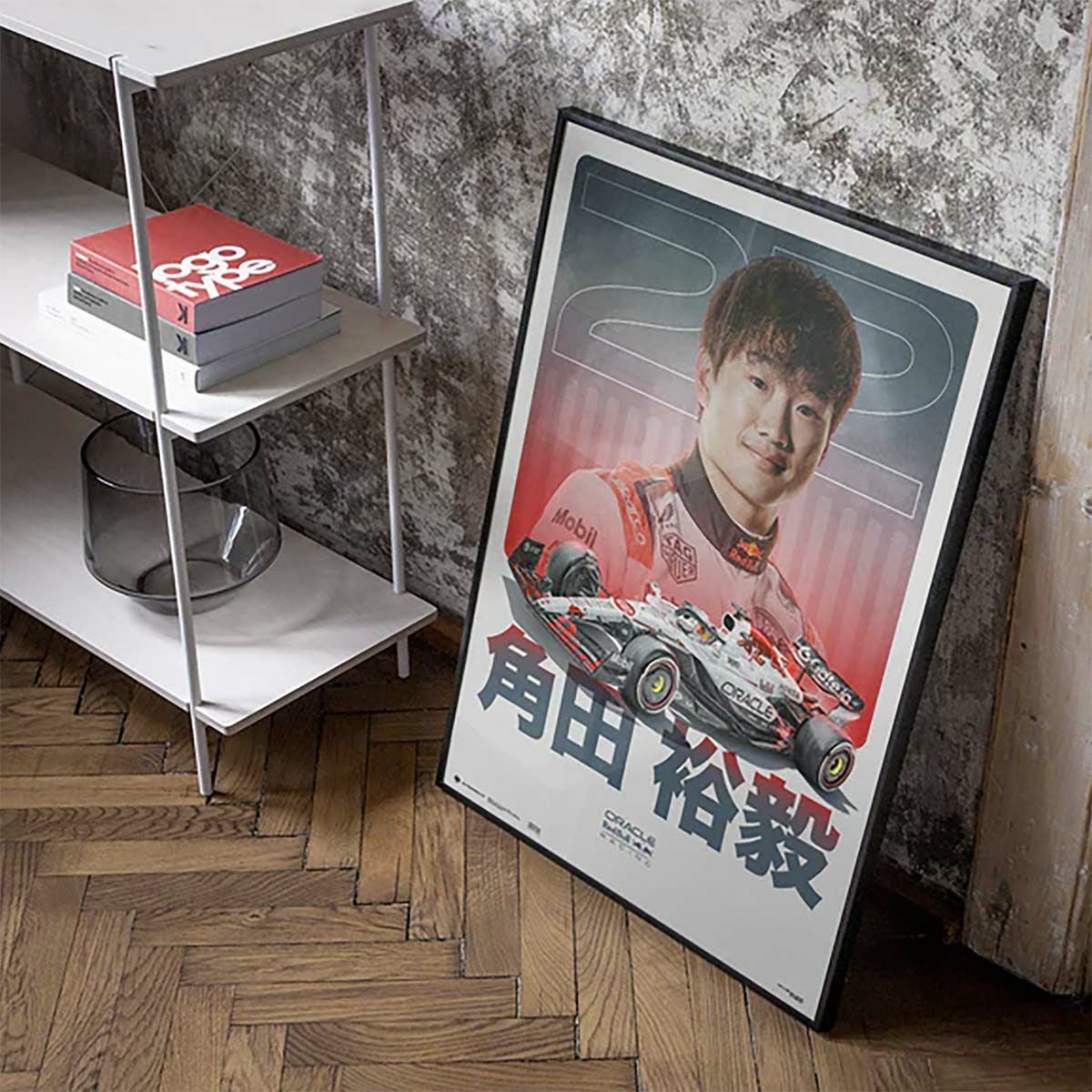 Automobilist｜角田裕毅 2025 オラクル レッドブルレーシング 日本GP ポスター｜