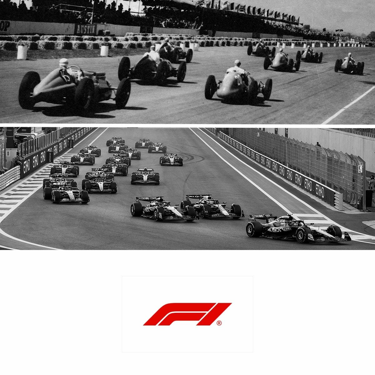 フォーミュラ 1® 75周年記念 2025年カレンダー ポスター