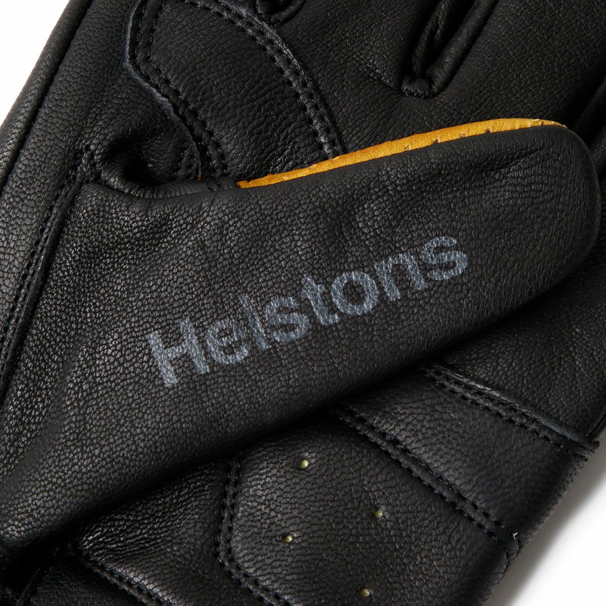 helstons｜ヴィラージュ エア グローブ｜3シーズン｜ブラック×ゴールド