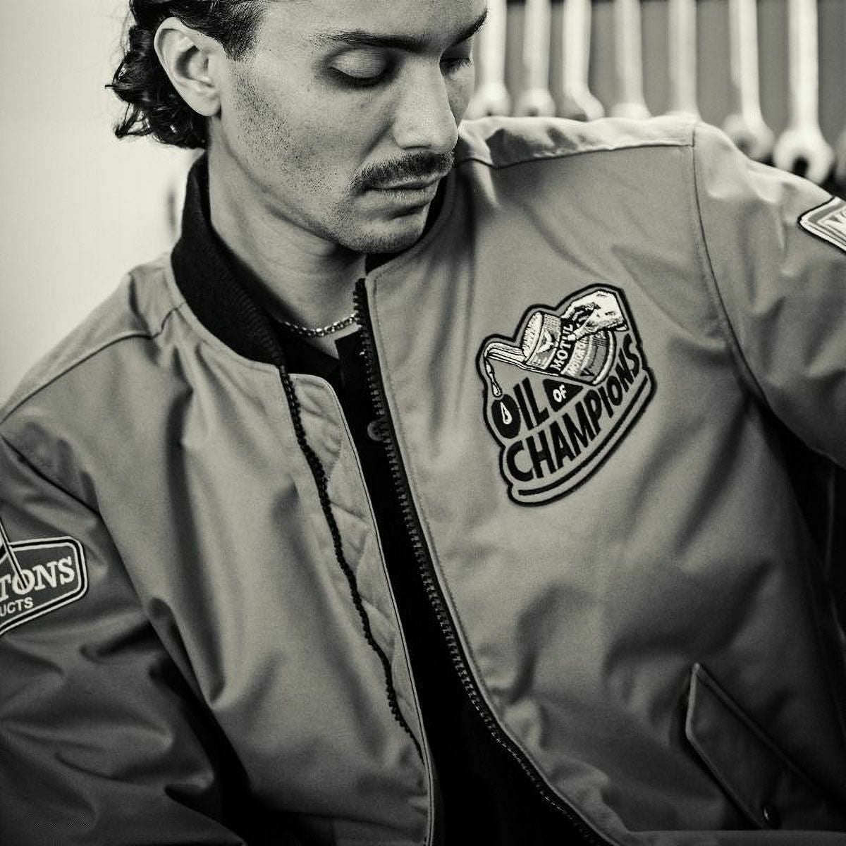 helstons｜ツイン ジャケット｜アウター｜グレー｜モデル着用