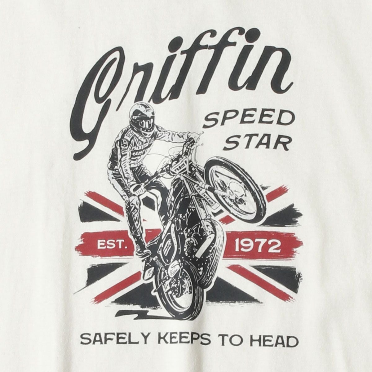griffin｜モーターサイクル Tシャツ｜ベージュ