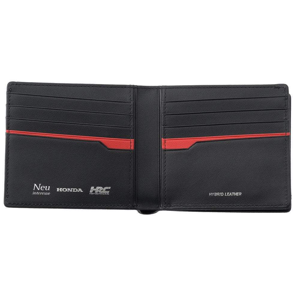 neuinteresse｜ノイインテレッセ×HRC 二つ折り財布(外BOX小銭入れ付き札入)｜財布｜ブラック
