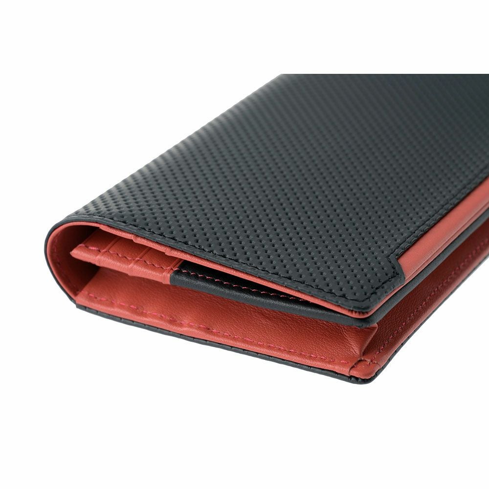 neuinteresse｜ノイインテレッセ×HRC 長財布(小銭入れ付き通しマチ束入)｜レッド