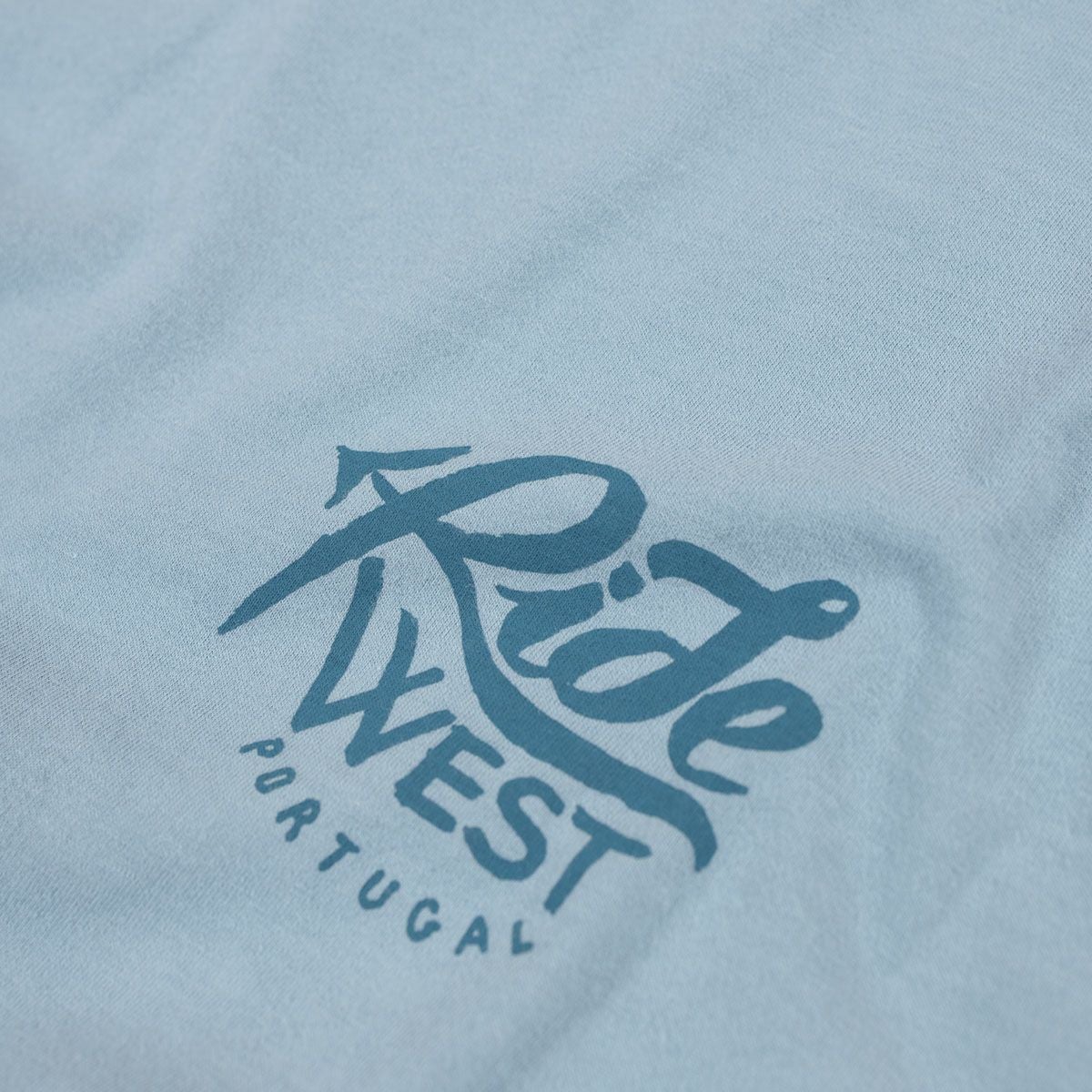 Maria Riding Company｜ライド ウェスト Tシャツ｜ライトブルー