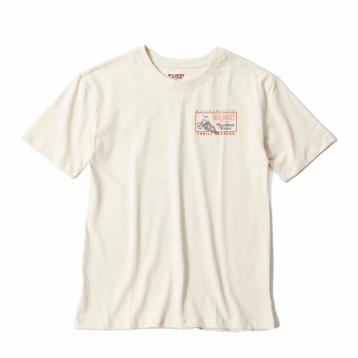 WILDUST｜フリーダム レーサー Tシャツ｜ベージュ