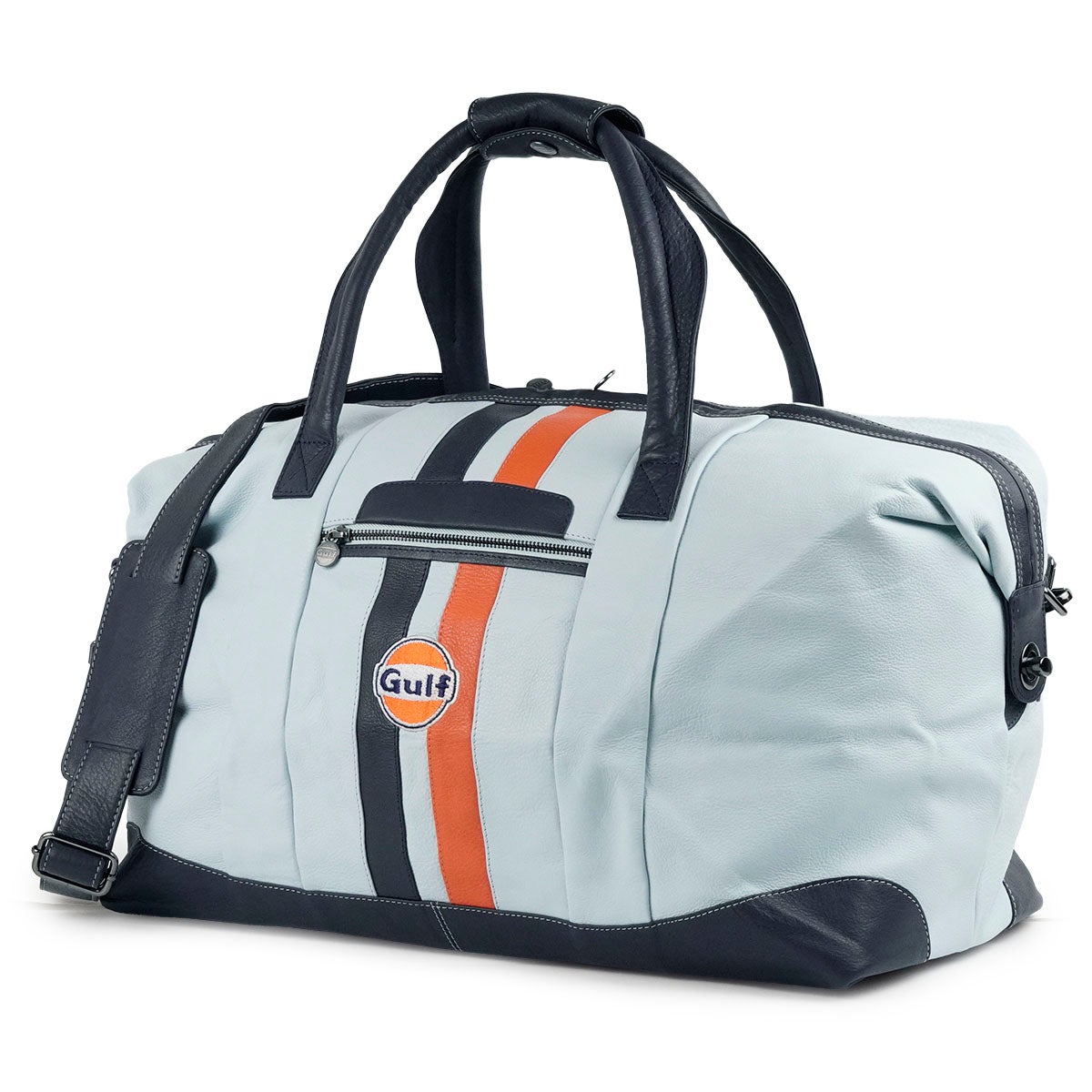 GULF｜ガルフ レザー トラベル バッグ ビッグ｜ボストンバッグ｜ネイビー