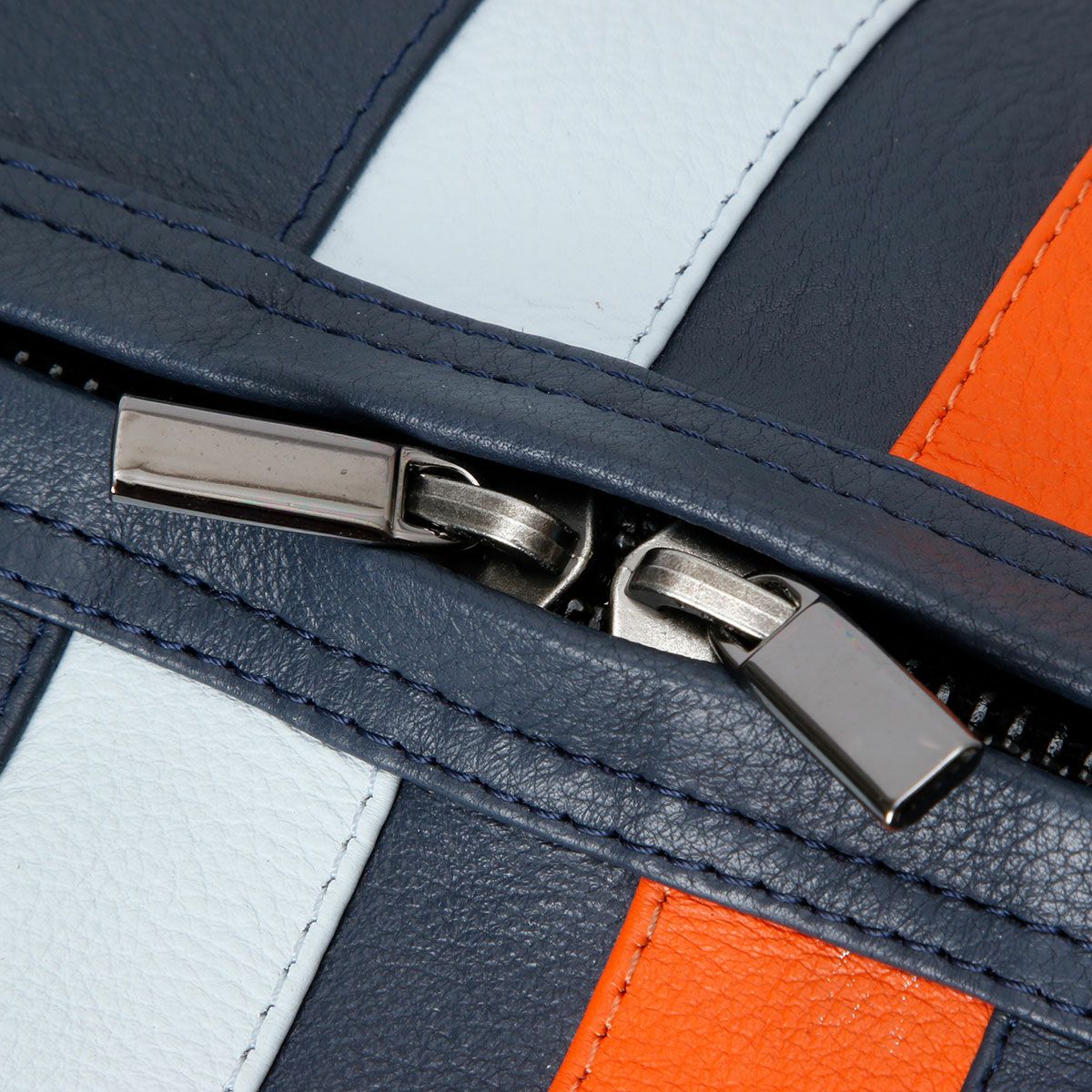 GULF｜ガルフ レザー トラベル バッグ ビッグ｜ボストンバッグ｜ネイビー