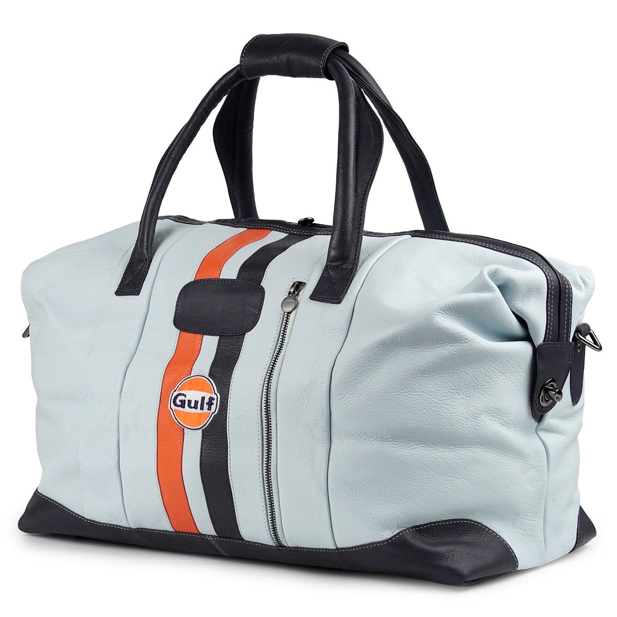 GULF｜ガルフ レザー トラベル バッグ ビッグ｜ボストンバッグ｜ネイビー