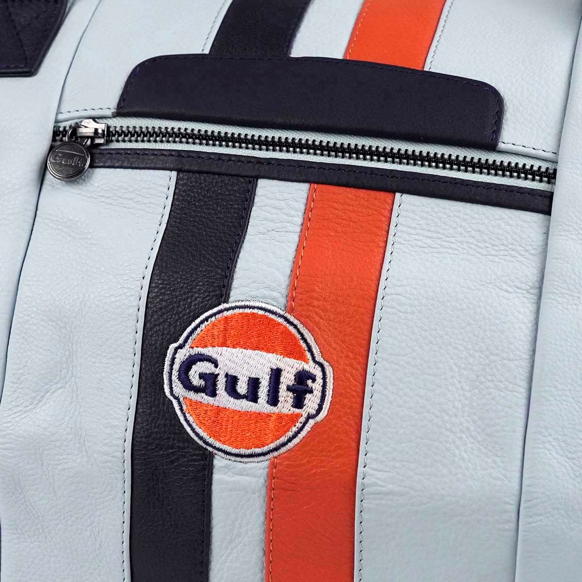 GULF｜ガルフ レザー トラベル バッグ ビッグ｜ボストンバッグ｜ネイビー｜使用イメージ