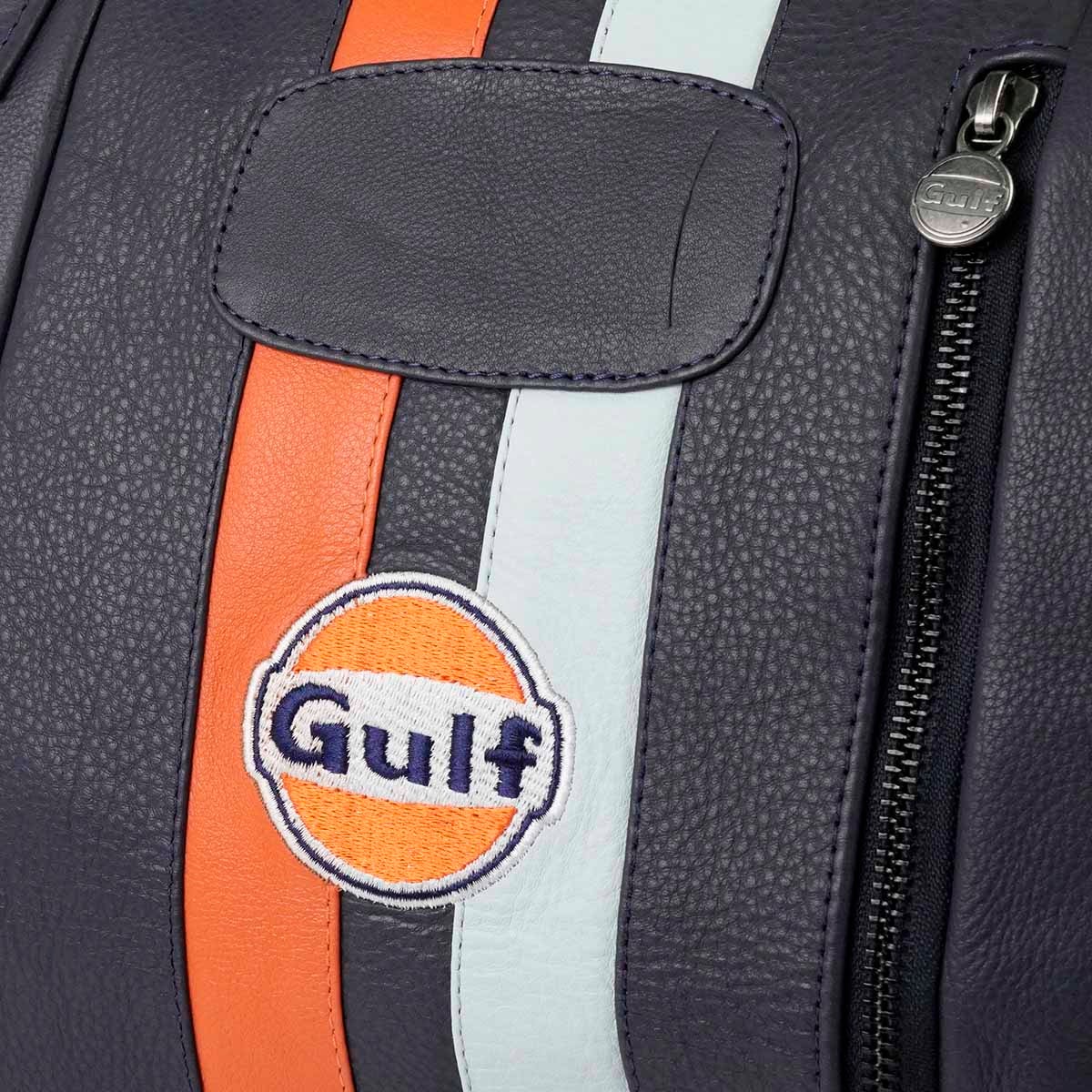 GULF｜ガルフ レザー トラベル バッグ ビッグ｜ボストンバッグ｜ネイビー｜使用イメージ
