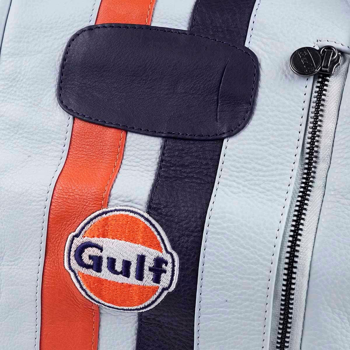 GULF｜ガルフ レザー トラベル バッグ ビッグ｜ボストンバッグ｜ネイビー｜使用イメージ