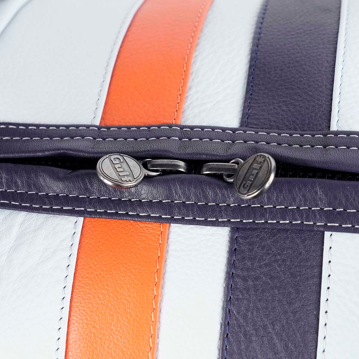 GULF｜ガルフ レザー トラベル バッグ ビッグ｜ボストンバッグ｜ネイビー｜使用イメージ