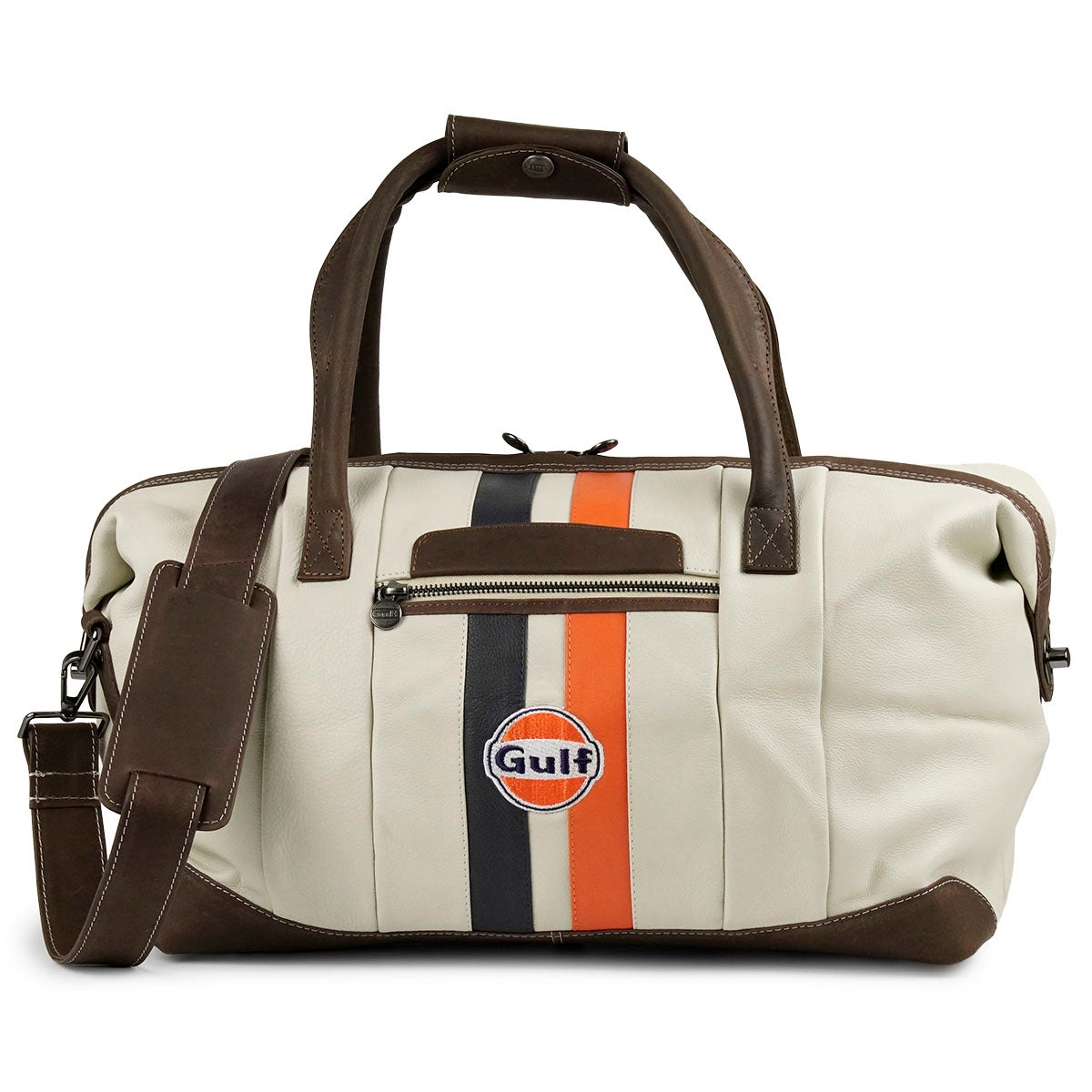 GULF｜ガルフ レザー トラベル バッグ ミディアム｜ボストンバッグ｜ネイビー｜使用イメージ