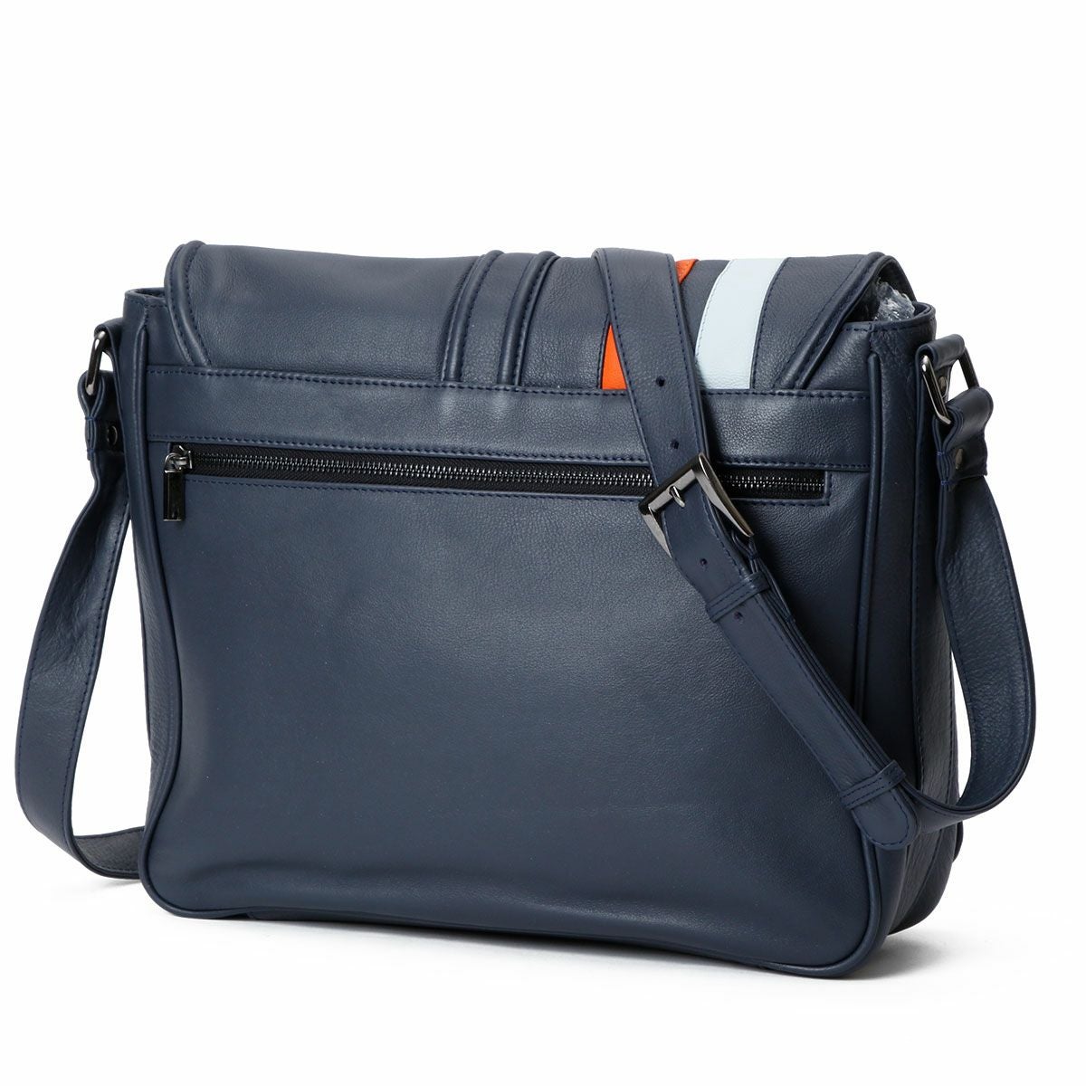 GULF｜ガルフ シルバーストーン バッグ｜メッセンジャーバッグ｜ネイビー