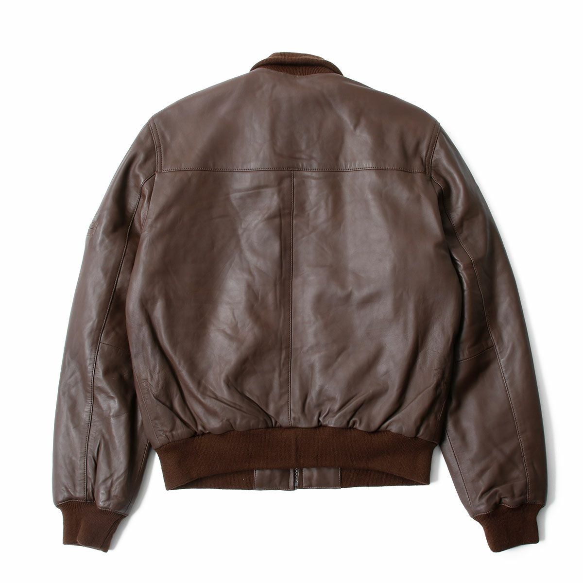 GULF｜ガルフ ストライプ ブルゾン｜アウター｜チョコ