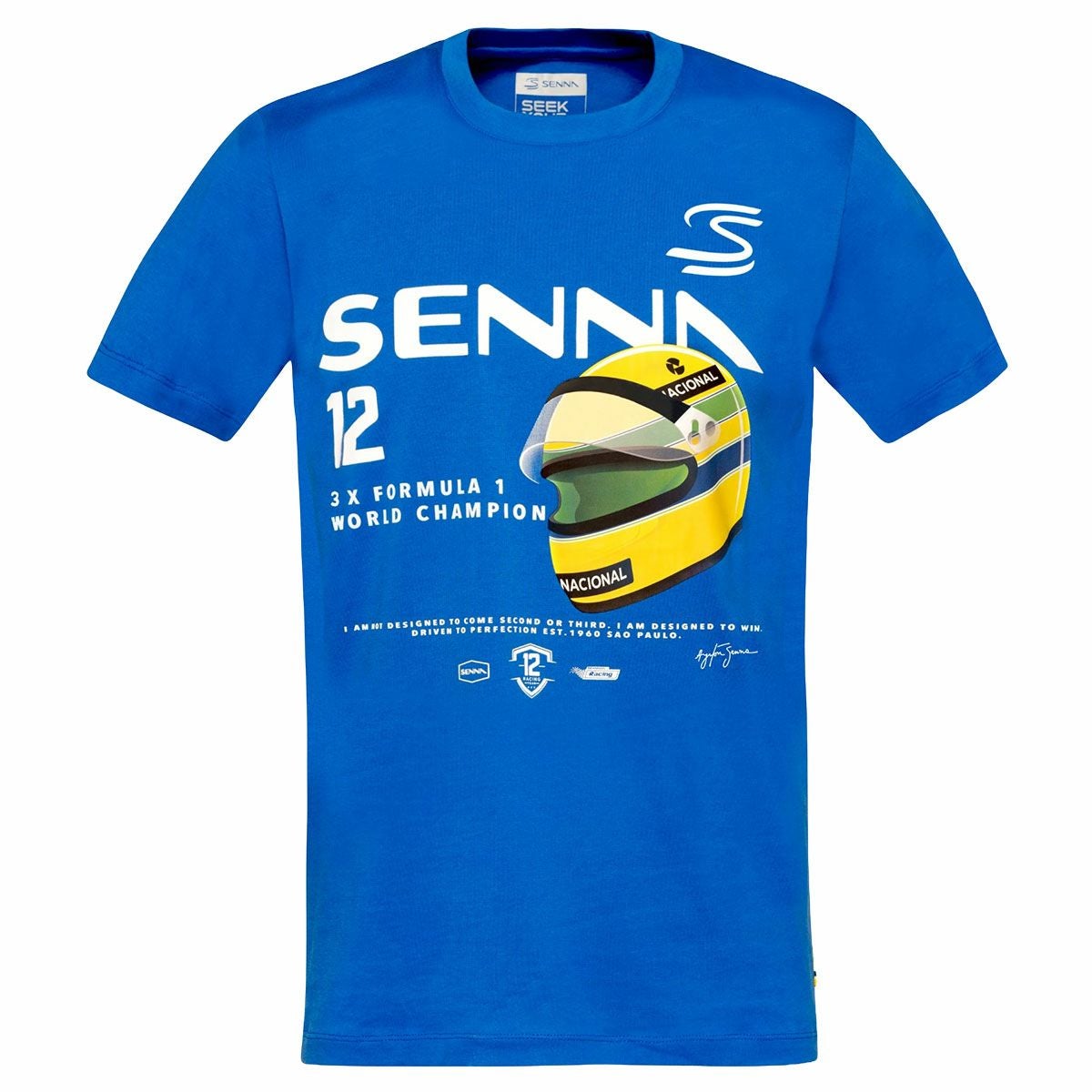 アイルトン・セナ 12 グラフィック Tシャツ | モトーリモーダ公式