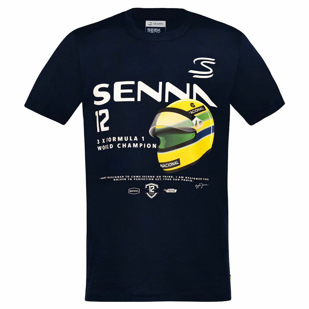 アイルトン・セナ 12 グラフィック Tシャツ | モトーリモーダ公式