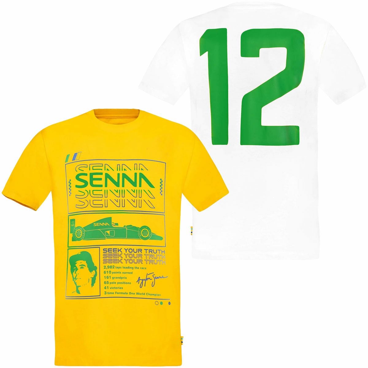 アイルトン・セナ レース Tシャツ | モトーリモーダ公式オンラインショップ
