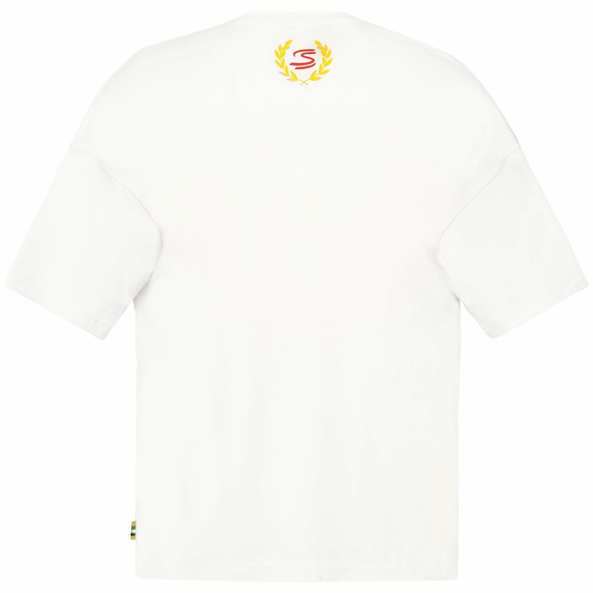 AyrtonSenna｜アイルトン・セナ エクストリーム オーバーサイズ セニーニャ Tシャツ｜ホワイト