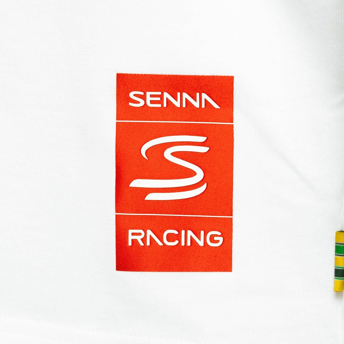 AyrtonSenna｜アイルトン・セナ エクストリーム オーバーサイズ セニーニャ Tシャツ｜ホワイト