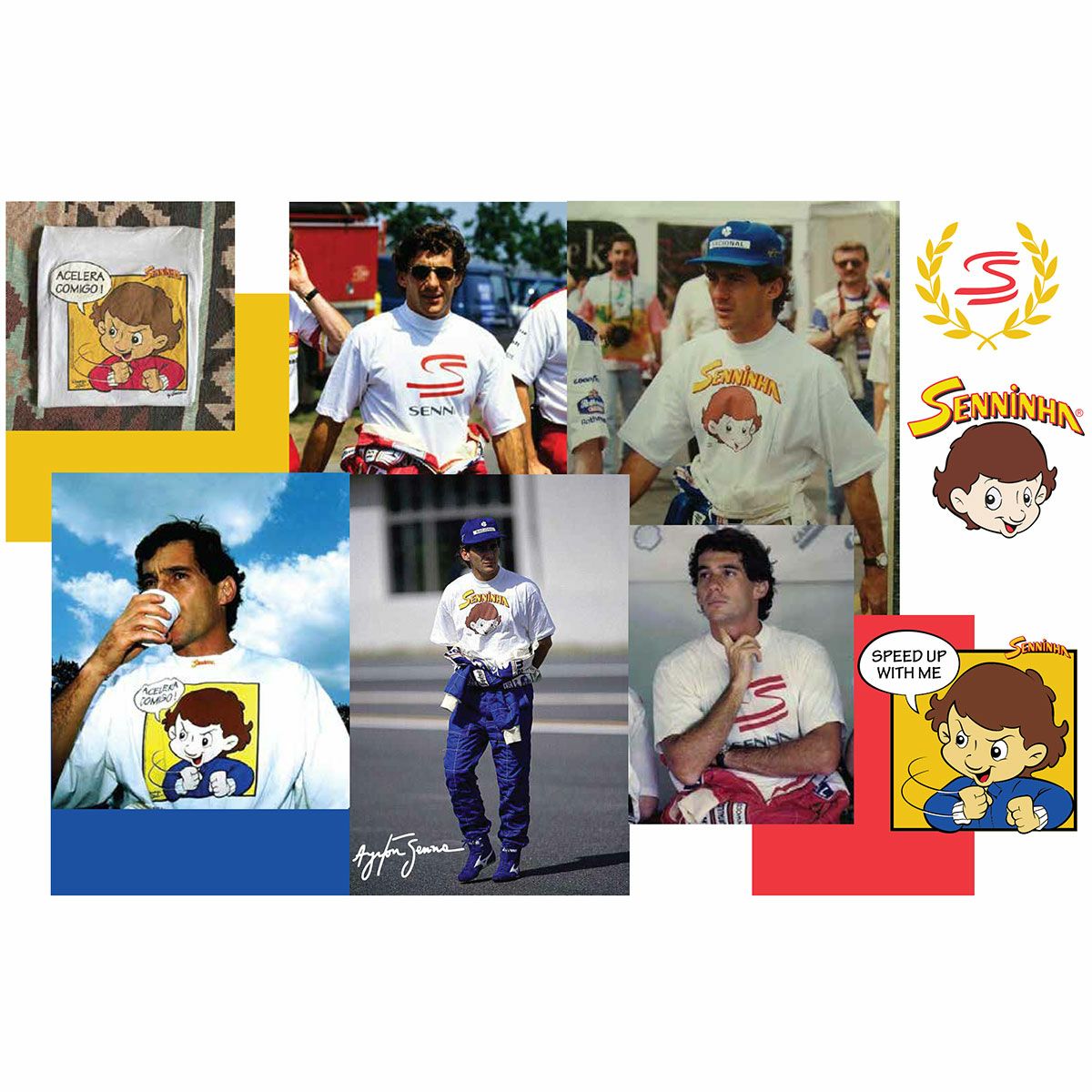 アイルトン・セナ エクストリーム オーバーサイズ セニーニャ Tシャツ