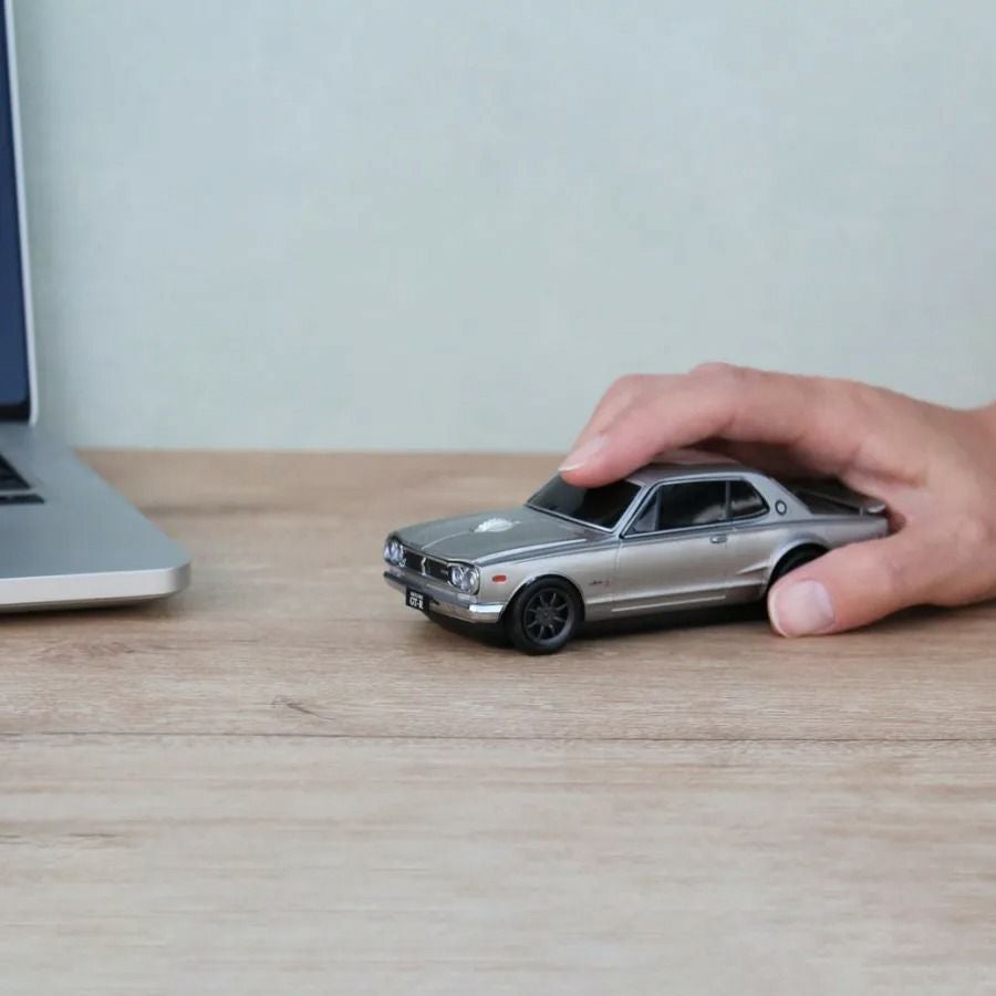 Cassette Car Products｜無線マウス 日産スカイライン 2000 GT-R（ハコスカ）｜その他雑貨｜ガンメタシルバー